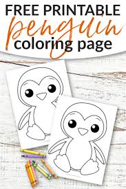 Parents.com parents may receive compensation when you click through and purchase from links contained on this website. Free Printable Penguin Coloring Page Simple Mom Project