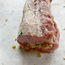 5 slices smoked uncured bacon. Bacon Wrapped Pork Loin With Sauerkraut Stuffing Smoker Grilled