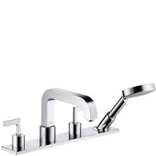 Axor Citterio 4 Loch Wannenrandarmatur Mit Hebelgriffen Und Platte Hansgrohe Deutschland Roman Tub Faucets Hansgrohe Faucet