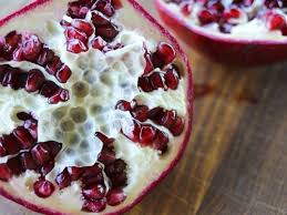 In fact, pomegranates are included in the list of foods that are rich in fiber only because of these high fiber seeds are edible and contain high amounts of insoluble fiber. How To Deseed A Pomegranate In About 1 Minute Foodie With Family
