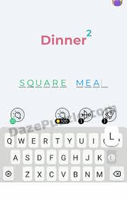 We have just posted happy glass level 107 solutions. Dingbats Level 106 Dinner 2 Answer Daze Puzzle