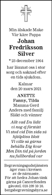 Det blev en sorgens dag, men som han själv sa en gång: Dodsannonser Sok Efter Dodsannonser Pa Familjesidan Se
