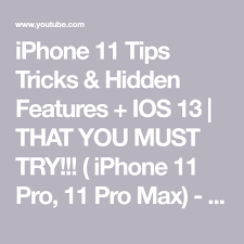 A lot of these tricks are part of apple's latest software, ios 14, which means they don't just apply to the new iphone 12 models. Iphone 11 Tips Tricks Hidden Features Ios 13 That You Must Try Iphone 11 Pro 11 Pro Max