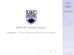 First steps to programming your ftc robot (android studio, java, teleop). Solution Math 101 Ubc Lecture 6 The Fundamental Theorem Of Calculus Ppt Studypool
