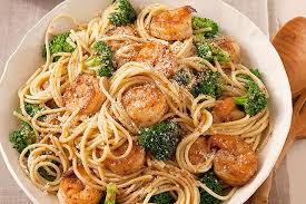 Espagueti Con Camarones Al Ajo Y Brocoli Recipe Shrimp And Broccoli Pasta Dishes Broccoli Recipes