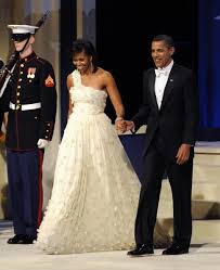 To celebrate her husband's second term as president of the united states, she went for a festive, flippy style that showed off her choppy layers. Michelle Obama S Inauguration Dress What Will She Wear Michelle Obama Fashion Michelle Obama Barack And Michelle
