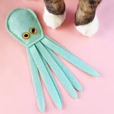 Catnip Kraken Cat Toy Etsy In 2020 Felt Cat Toys Diy Cat Toys Cat Diy