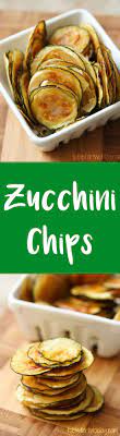 Easy Oven Baked Zucchini Chips Healthy Baked Zucchini Chips Recipe Recipes Food Snacks