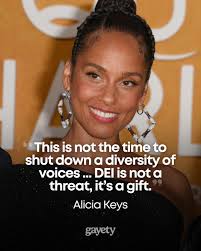 Alicia Keys took center stage at the 2025 Grammy Awards not only to accept  accolades for her work in music but also to advocate for a vital cause:  diversity, equity, and inclusion (