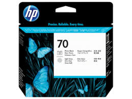 HP 70 Photo Black and LT Gray Printhead