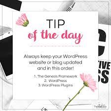 Creating a heather lifestyle doesn't have to be complicated but it does require commitment. Tip Of The Day Keeping Wordpress Updated The Posh Box