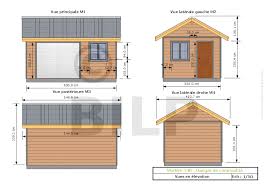 Vues En Elevation D Une Cabane En Bois Construction Bois Cabane Bois Construction