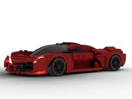 The top takes 14 seconds for operation and can be operated with speeds up to 45 km/h (28 mph). Ferrari F80 Supercar Concept From Bricklink Studio