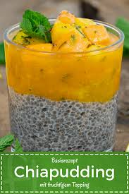 Rezept Chiapudding Mit Mango Papaya Topping Flavoury Food Blog Rezept Papaya Chiasamen Rezepte