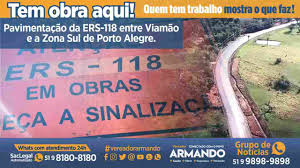 Pavimentação da ERS-118 entre Viamão e a Zona Sul de Porto Alegre –  Vereador Armando