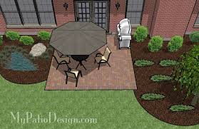 200 Sq Ft Diy Small Brick Patio Design Small Brick Patio Patio Layout Outdoor Patio Designs