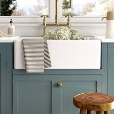Inside a kitchen, the kitchen sink is a mandatory requirement. Desalvo 30 L X 20 W Farmhouse Kitchen Sink With Basket Strainer Reviews Birch Lane