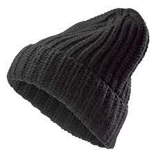 Fee Black Chunky Knit Montagna Beanie In Stock Fawler Chunky Knit Beanie Knitted Hats