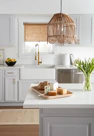 cool & calming kitchen makeover the