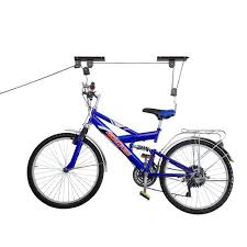 Bike hoist bicycle lift for garage ceiling storage,heavy duty bicycle hanging racks,bike storage with 3 pulley and 45 ft adjustable rope|100 lb capacity. 3 Best Garage Bike Racks In 2021 For Out Of The Way Storage
