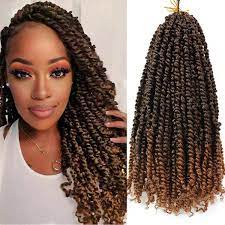 The braiding hair you arranged in a cross earlier must be twisted in with the halves of your real hair—this will provide the tension you need to lock it just requires more twisting and more pulling, rogers says to newbies who are trying to recreate the style. Amazon Com 8 Packs Pre Twisted Passion Twist Hair For Crochet 18 Inch Pre Looped Passion Twists Crochet Hair Extension Pretwisted Synthetic Crochet Braids 12strands Pack T30 Beauty