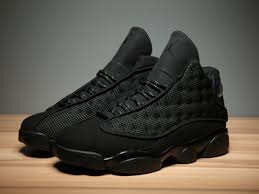 2020 Promotion Rushed Air Jordan 13 Black Cat Black Anthracite Black For Perfectkicks Black Shoes Sneakers Jordan Shoes Girls Sneakers Men Fashion