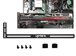 Buy graphics card bracket products and get the best deals at the lowest prices on ebay! Uphere Graphics Card Gpu Brace Support Video Card Sag Holder Holster Bracket Anodized Aerospace Aluminum Single Or Dual Slot Cards Black Newegg Com