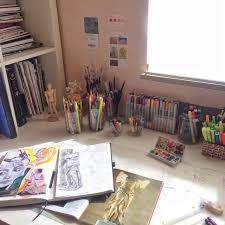 Study Inspire Live Art Room Messy Desk Aesthetic Rooms