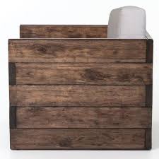 Purchase The Franklin Chair And Get Free Shipping Weathered Planked Sides And A Boxy Shape Offer Statement Making Sty Modern Rustic Minimalist Chair Oak Accent