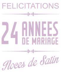 24 Ans De Mariage Noces De Satin Symbole Idees Cadeaux Nosanneesdemariage Fr