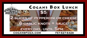 Every Day Box Lunch By Popular Demand Cogans Pizza North