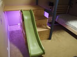 Wowee Full Over Twin Bed With Stairs Slide And Secret Room Ikea Hackers Bunk Beds Secret Rooms Safe Bunk Beds