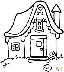 How to draw house and house coloring pages. Coloring Pages Of Houses Coloring Home