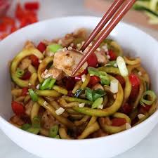 Kung Pao Chicken Zucchini Noodles