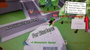 Quick And Easy Auto Clicker Auto Jump Roblox Super Power Training Simulator No Hack Required Youtube