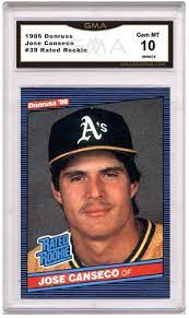 Griffey's upper deck rookie card used to be valued well over $100, but now you can get it for around $50. Jose Canseco Rookie Card Buying Guide Gma Grading Sports Card Grading