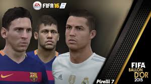Cristiano ronaldo has won the 2016 ballon d'or to extend the incredible spell of dominance he and lionel messi have cast over the world of football. Fifa 16 Ballon D Or 2015 Epic Video Messi Ronaldo Neymar Pirelli7 Youtube