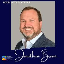 🌟 Meet Jonathan Broom, your candidate for the 2024 Governing Board of  McLean Community Center (MCC)! 🌟 Jonathan and his wife, Katie, have been  proud residents of McLean since 2013. Their three