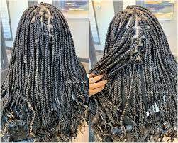 This also creates less tension and protects the edges. Box Braids How To Care For Your Hair Install According To A Stylist
