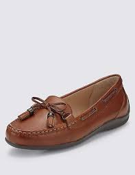 Leather Tassel Boat Shoes M S Collection M S Leather Tassel Boat Shoes Shoes