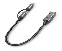 2 In 1 Lightning With Micro Usb Cable Cb03 15cm Gp Batteries International
