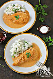 Recetas con pechuga de pollo aplanada. Pechugas De Pollo Al Chipotle Salsa Cremosa De Chipotle