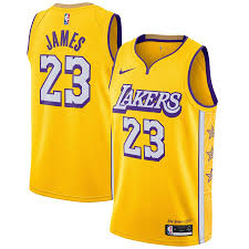Black And Yellow Lakers Jersey Big And Tall Men S Lebron James Yellow Los Angeles Lakers 2019 20 Finished Swingman Jersey City Edition In 2020 Los Angeles Lakers Jersey People Brand