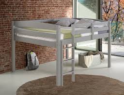 Concord Full Size Junior Loft Bed Grey Finish Walmart Com Walmart Com