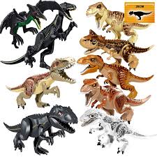 It has a mixture of dna from various dinosaurs including the tyrannosaurus rex and a velociraptor and was a created. Jurassic World 2 Dinosaurs Figures Tyrannosaurus Rex Indominus Rex I Rex Indoraptor Building Blocks Kids Toy Compatible Blocks Aliexpress