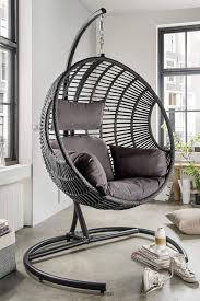 Destiny Coco Deluxe Ii Anthrazit Hangesessel Polyrattan Hangekorb Hangestuhl Hangeschaukel Wohnzimmersessel Sessel Schlafzimmerstuhl