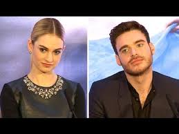 If you haven't seen cinderella yet, you might be thinking i'm a big. Cinderella Lily James Richard Madden Interview First Ballroom Dance Video Dailymotion
