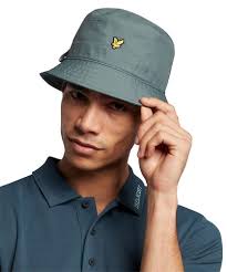 Lyle and scott black bucket hat hot sale