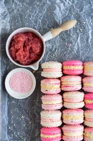 Strawberry Shortcake Macaroons Strawberry Macaroons With Cream Cheese German Buttercream And Streusel Savoury Cake Macarons Butter Cream