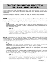 Essay Writing Teaching Students How To Write Commentary For The Literary Analysis Essay Th Literary Analysis Essay Teaching Literary Analysis Essay Writing